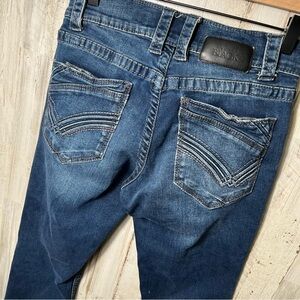 Buckle Black Straight Leg Dark Wash‎ Denim Jeans Fit No 3 Mens Size 29S x 28